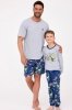 CORNETTE PIŻAMA MĘSKA 326/272 DINOSAUR 2 KR R.3XL-5XL